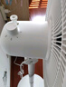 美的（Midea）【品质推荐】七叶轻音柔风电风扇/家用省电落地扇/台式电扇/广角摇头节能宿舍小型风扇 SAE35CA 实拍图