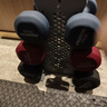 PROIRON普力艾 浸塑哑铃男女士家用哑铃健身哑铃套装亚铃 晶黑色10kg*2 实拍图