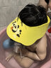 马博士婴儿洗头帽宝宝加厚可调节护眼护耳洗发浴帽0-8岁儿童洗头帽 【EVA款】黄色熊猫洗头帽 实拍图