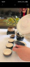 苏氏陶瓷（SUSHI CERAMICS）茶具套装新窑变银丝釉泡茶碗苹果功夫茶杯陶瓷三才盖碗13头礼盒装 实拍图