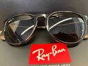 雷朋（RayBan）墨镜女款太阳镜爱丽卡款复古素颜眼镜出行镜0RB4171F礼物 865/13玳瑁色镜框茶色渐变镜片 尺寸54 实拍图