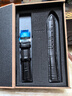 天梭表带1853力洛克原装款皮带真皮手表带T006/T41男女T063俊雅19 TS黑色黑线+银色蝴蝶扣 18毫米【表带接口宽度】 实拍图