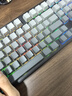 狼蛛（AULA）  F99Pro客制化机械键盘gasket结构全键热插拔有线蓝牙无线三模连接办公键盘电竞游戏专用 F99 Pro 浅光星辰-TTC烈焰紫轴V2 实拍图