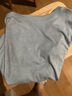 麦檬MM清凉一夏/正肩垂坠凉感/衣橱B备T恤短袖25夏新款5G4900821X 圆领-雾霾蓝5G4900825X L （115-125斤） 实拍图