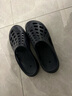 迪卡侬（DECATHLON）游泳男士凉鞋沙滩拖鞋洞洞鞋外穿NABD2028001深蓝色网格款43码 实拍图