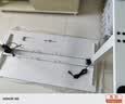 木藝生3cm高端实木电动升降桌电脑桌台式电竞桌子办公书桌可升降工作台 【升级线盒】双电机3cm实木茶白色 120*60【免费送装】 实拍图