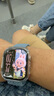 Apple/苹果 Watch Series 10 智能手表GPS+蜂窝款46毫米银色铝金属表壳丹宁色运动型表带M/L MWYG3CH/B 实拍图