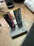 SSK飚王硬盘盒底座2.5/3.5英寸 USB3.0硬盘座 台式笔记本外置外接移动硬盘盒拷贝机硬盘笼 M.2 NVMe双盘底座-20Gbps DK201 实拍图