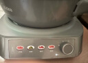 美的（Midea）电炒锅 电蒸锅 电煮锅0氟钛陶分体式家用多功能电火锅 煎炒蒸煮炒菜锅4.3L多用途锅HCG2818S配蒸笼 实拍图