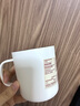 无印良品（MUJI）不锈钢双层马克杯 大容量男女办公学生水杯茶杯咖啡杯 白色 380ml 实拍图