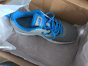 安踏男鞋运动鞋男秋冬季男士软底网面透气跑步鞋休闲鞋皮面防水鞋子男 (网面透气)中灰/魅力蓝 44 （10码） 实拍图