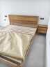 洛亚妮【24H云仓闪发】实木床100％纯实木1.5米单人床原木风主卧双人床 原木床+5cm床垫+床头柜1 1.8米*2米 实拍图