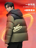 鸭鸭【高充绒】羽绒服男士短款加厚2025年冬季新款面包服防寒保暖外套 橄榄绿 【197-255g充绒】 M 【建议100-130斤】 实拍图