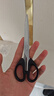 晨光（M&G）【超级爆款】晨光文具180mm办公家用生活剪刀 中号手工剪纸刀 办公用品 黑色单把装ASSN2249 实拍图