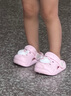 牧童儿童拖鞋夏男宝宝洞洞鞋软底女童卡通洗澡婴幼儿家居鞋萌兔粉140 实拍图