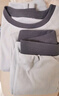 红豆内衣男7A抑菌升级秋衣秋裤纯棉套装圆领薄款打底保暖内衣 实拍图