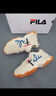 FILA FUSION潮牌斐乐女鞋BUBBLE泡泡鞋时尚百搭休闲鞋运动鞋女 米色-AG经典款 厚底增高 37.5 实拍图