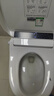 湯川秀樹遥控智能马桶盖小尺寸短小款全自动翻盖冲洗加热烘干小号坐便盖板 自动翻盖旗舰款（短款47CM） 实拍图