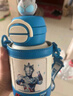 杯具熊（BEDDYBEAR）开口双饮盖儿童保温杯带吸管水杯316钢大容量保温壶600ML星之泽塔 实拍图