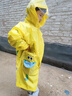 牧萌 儿童雨衣男女童带书包位宝宝幼儿园小学生雨鞋套装防水卡通雨披 活力黄恐龙 XL码（建议身高115-125cm） 实拍图