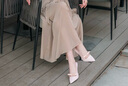 CHARLES&KEITH缎面蝴蝶结尖头高跟凉鞋女CK1-60361556 Light Pink浅粉色 39 实拍图