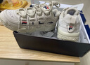 斐乐（FILA）篮球鞋女鞋BARRICADE低帮篮球文化鞋复古休闲鞋 燕麦色-T12W941206AOM 38 实拍图
