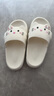 防滑卡通小猫咪小猫可爱室内EVA夏季女士拖鞋居家软底少女女夏 卡通凯蒂猫居家凉拖鞋-白色 38-39码 实拍图