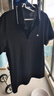 Navigare意大利小帆船男士POLO衫夏季凉感短袖体恤衫抗菌休闲翻领T恤男 暗夜黑 M 实拍图
