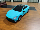赟娅儿童遥控车男孩四驱漂移赛车电动玩具车模型充电汽车耐摔炫酷跑车 21cm  保时捷911四驱漂移 天蓝 中秋国庆节生日礼物彩盒 实拍图
