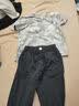 森马（Semir）【大促福袋】休闲裤男女简约百搭长裤夏季运动风潮流裤子 男-K款黑色【肌理华夫格】 S 实拍图