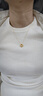 中国黄金（CHINA GOLD）黄金吊坠女足金莫比乌斯环项链生日礼物送女友老婆母亲爱人 足金吊坠+K金链 实拍图