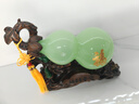 禾笙堂高档葫芦摆件工艺开业礼品乔迁之喜搬家礼物装饰办公室玄关客厅 青玉礼盒装 长27.5*13*24cm 实拍图