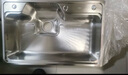 浪鲸（SSWW）洗菜盆大单槽水槽洗菜池一体盆304不锈钢厨房多功能日式大单槽 拉丝70*48水槽【不含龙头】 实拍图