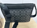 蔻驰（COACH）【品牌直供】男士DISTRICT中号灰色单肩包斜挎包人造革配牛皮革 实拍图