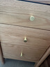 原始原素实木床头柜现代简约极窄床边柜橡木收纳柜三抽0.3米 L7022 实拍图