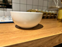 NITORI宜得利家居 现代简约碗碟盘子圆盘汤勺纯白骨瓷系列餐具套装 4.5英寸碗 纯白骨瓷 实拍图