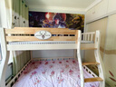 聚福财儿童床双层床男女孩上下铺成人床小户型带滑梯上下床上下层实木床 爬梯款 上铺宽130下铺宽150 实拍图