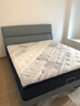 顾家家居（KUKA）京东家具三区弹簧床垫M1089撑腰垫·深睡1号+8136皮床 海盐蓝1.8 实拍图