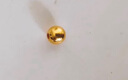 纵横金业足金999   黄金转运珠 金珠子  1克 单颗 顶珠 散珠 手串diy 1克  转运珠 实拍图