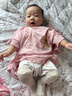 尼多熊婴儿长筒袜夏季薄款棉袜10a类0-3月宝宝新生儿过膝防蚊长袜子 实拍图