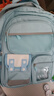 靓宝宝库洛米三到六女孩小学生减负护脊大容量一年级二女童轻便儿童书包 小号蓝色(适合1-2年级) 实拍图