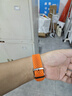 KMaxAI适用小米手表S5/4液态硅胶表带watch 5/S1/S2/S3 Pro手表带Color Sport运动版透气替换表链 橙色 实拍图