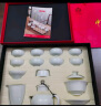 苏氏陶瓷（SUSHI CERAMICS）翡翠玉功夫茶具套装羊脂玉陶瓷三才盖碗青瓷泡茶壶茶杯大套礼盒装 实拍图
