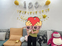 京唐 儿童宝宝生日气球布置百天满月生日拉旗背景墙装饰气球拉花套餐 实拍图