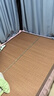 竹席凉席家用冰丝席夏季裸睡学生宿舍单人双面可折叠两用空调席子 竹青碳雅席(无枕套) 120*190cm(适用1.2米床) 实拍图