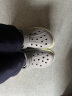 卡骆驰crocs洞洞鞋贝雅卡骆班轻便耐磨一脚蹬休闲鞋|205089 石板灰/青柠绿-0GX 41 /42(260mm) 实拍图