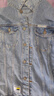 真维斯（JEANSWEST）夹克男士2025春夏季牛仔夹克痞帅潮工装翻领外套男蓝色L 实拍图