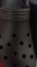 卡骆驰crocs经典云朵老爹鞋洞洞鞋时尚百搭女鞋拖鞋一脚蹬|206750 黑色-001(含智必星) 36 /37(230mm) 实拍图