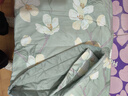水星家纺全棉夏凉被 100%纯棉面料可水洗夏季空调被 单双人学生宿舍被芯 风沐花意【40S全棉/花卉系列】 150x200cm 实拍图