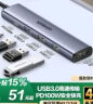 绿联Type-C扩展坞雷电4K拓展坞USB分线器HDMI转接头通用苹果MacBook华为手机平板电脑转换器笔记本iPad 实拍图